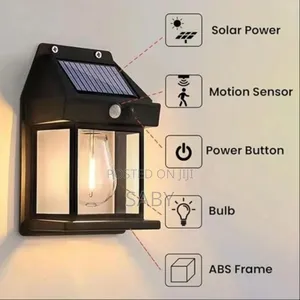 Photo - Solar Induction Wall Lamp( Garden Light)