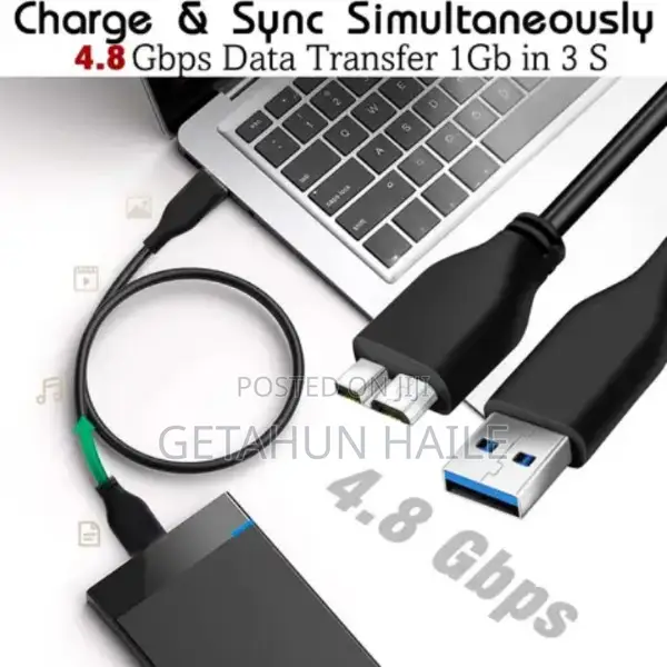 USB 3.0 Cable for External Hard Drive HDD (Hard Disk Cable)