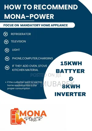 Mona Power 48V Wall Mounted Battery