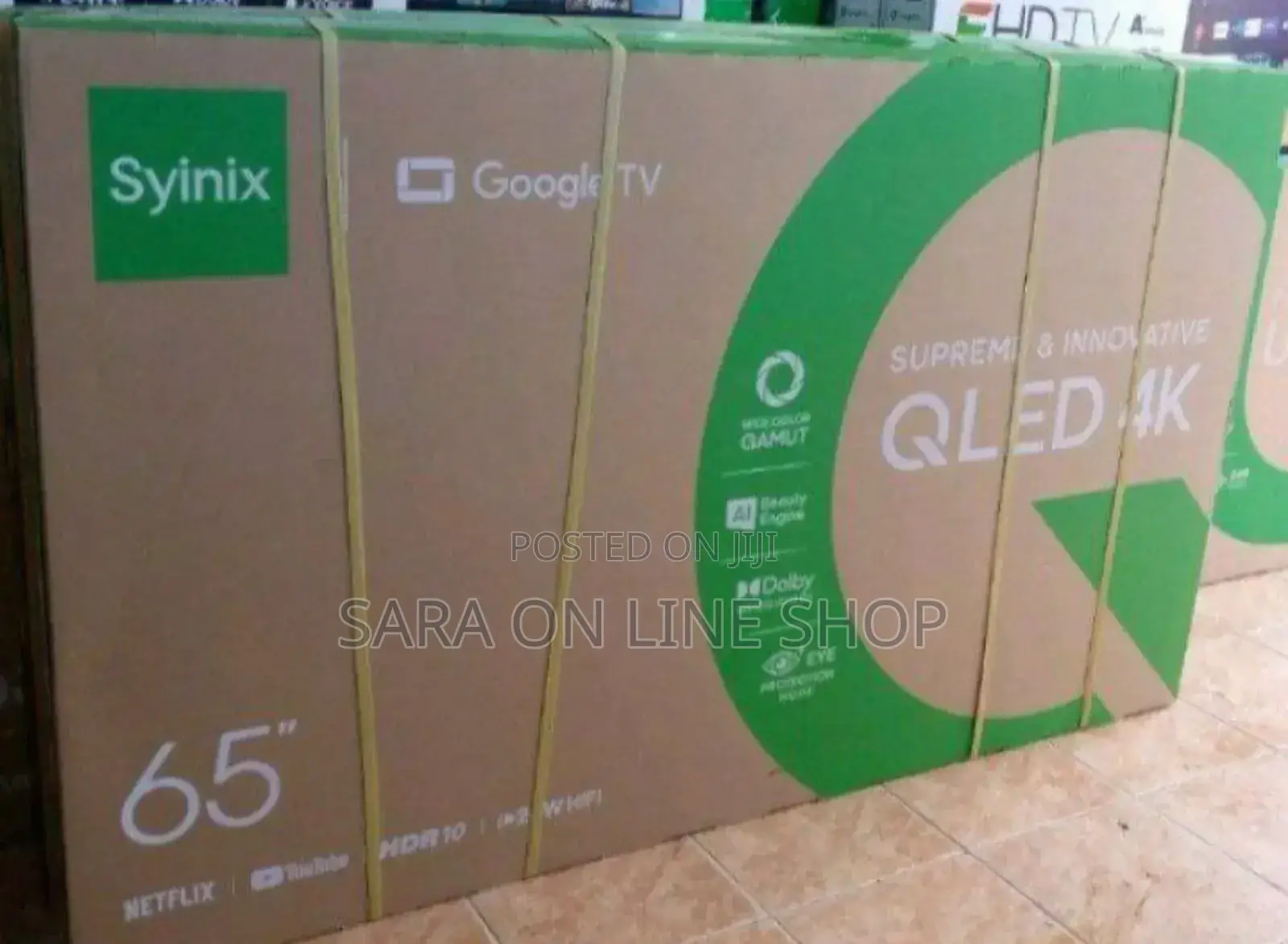 SYINIX 65" QLED Smart TV | Google TV | 2025 New Model