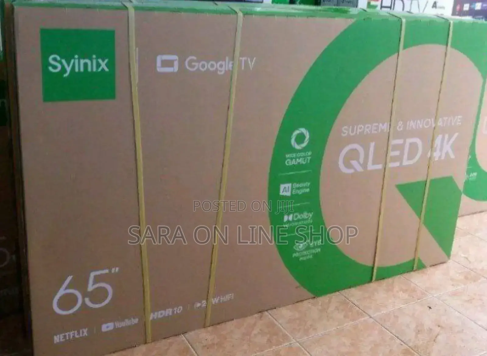 SYINIX 65" QLED Smart TV | Google TV | 2025 New Model