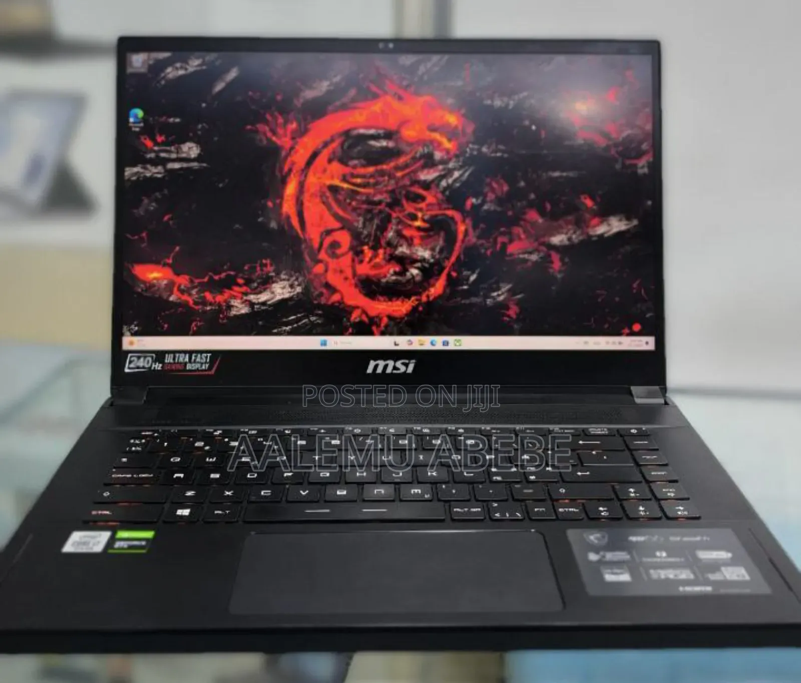 New Laptop MSI Stealth GS77 16GB Intel Core I7 SSD 1T