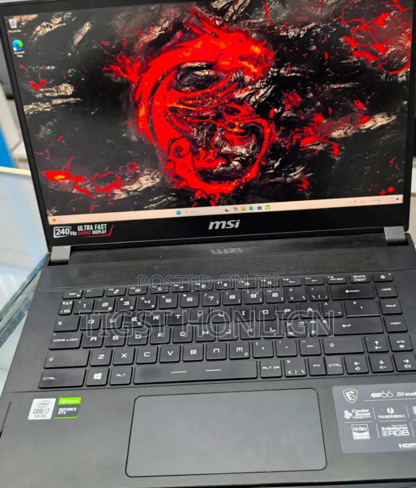 New Laptop MSI Katana GF66 16GB Intel Core I7 SSD 512GB