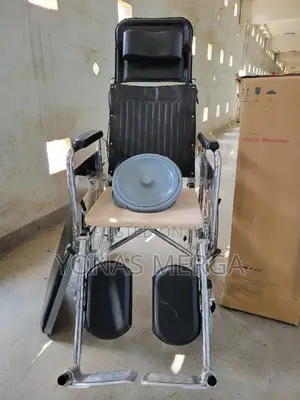 Popo Wheelchair Fold–21/8”Folding With፬¥Commode Wheelchair