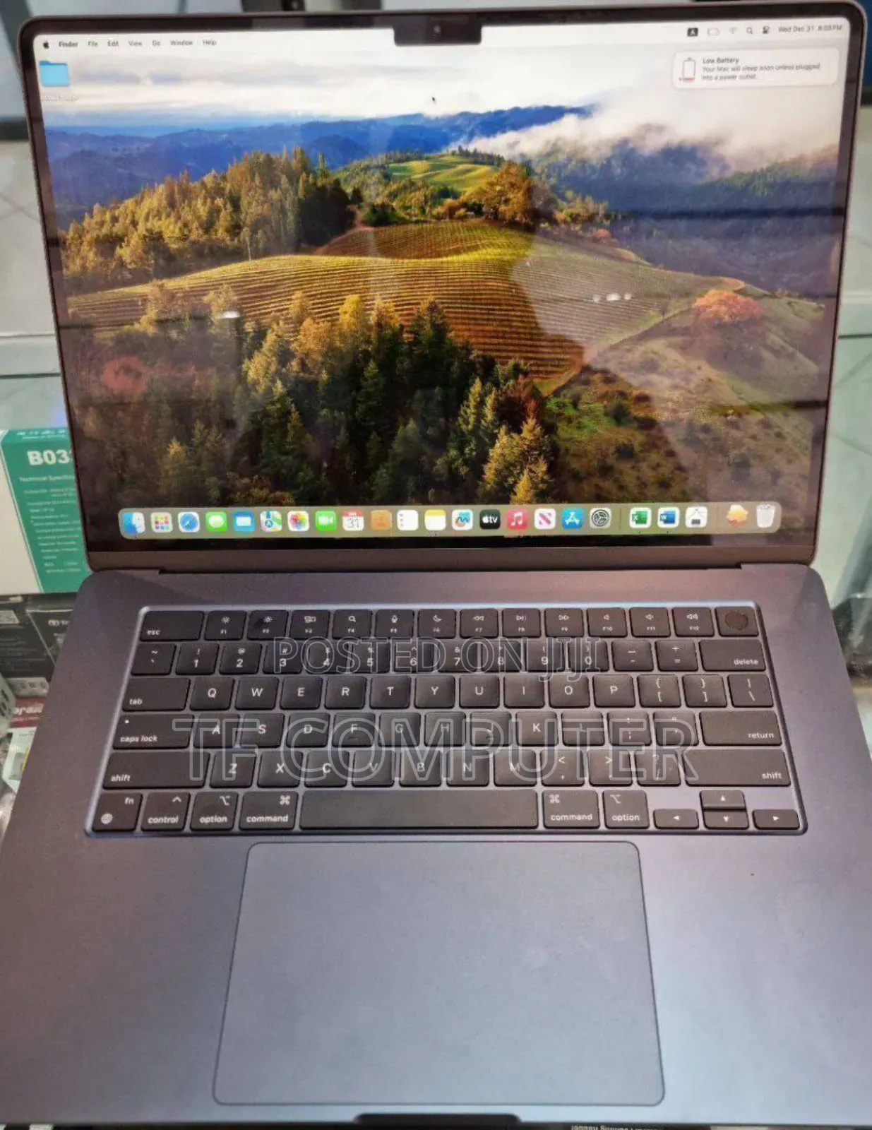 New Laptop Apple MacBook Air 2024 M3 15-Inch 8GB Apple M3 SSD 256GB