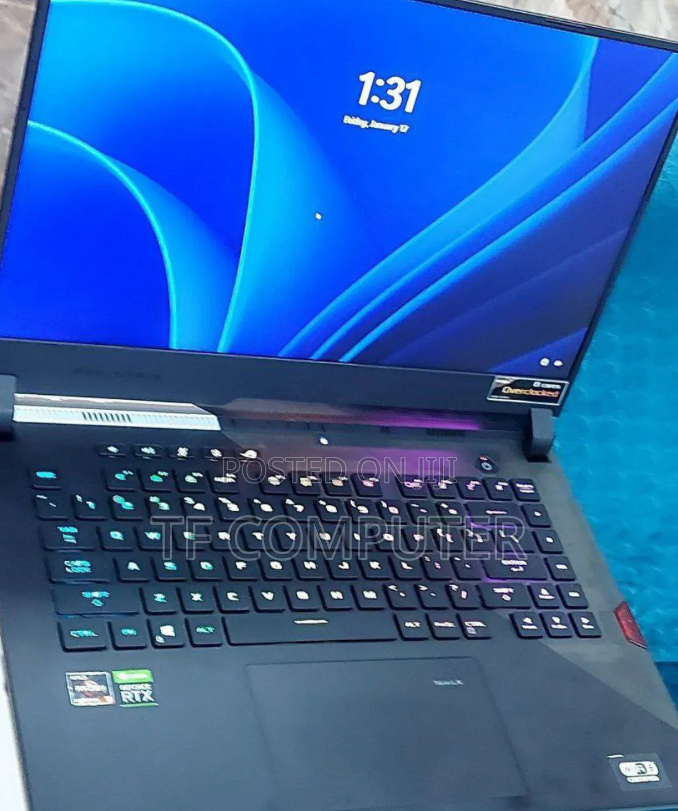 New Laptop Asus ROG Strix G15 16GB AMD Ryzen 9 SSD 1T