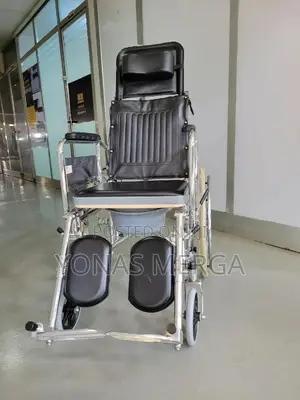 Commode/Toilet Pot Foldable Wheelchair፷°Wheelchair<>፪ዊልቼር