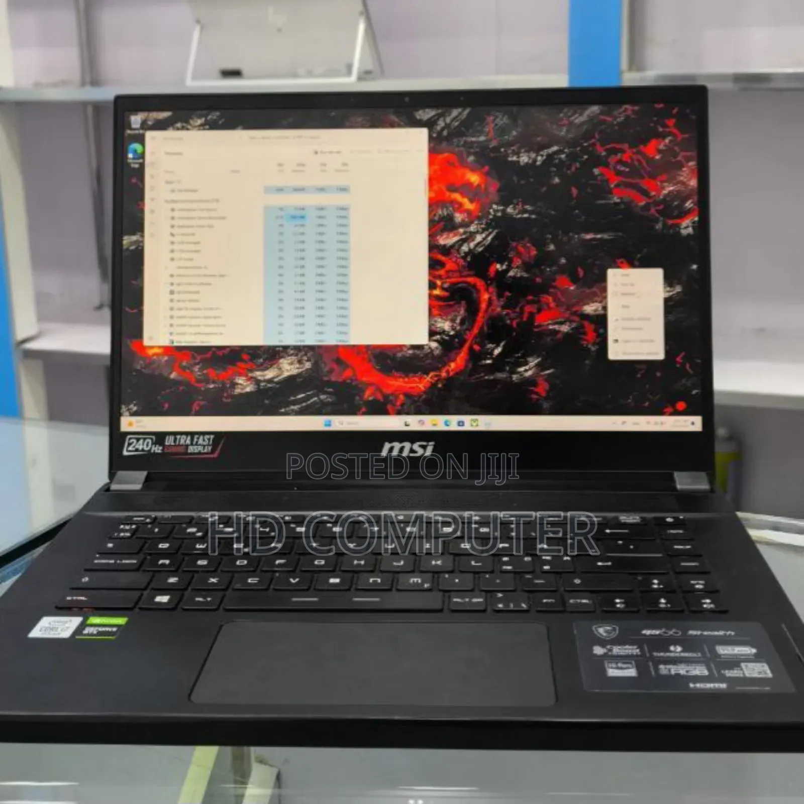 New Laptop MSI GF63 16GB Intel Core I7 SSD 1T