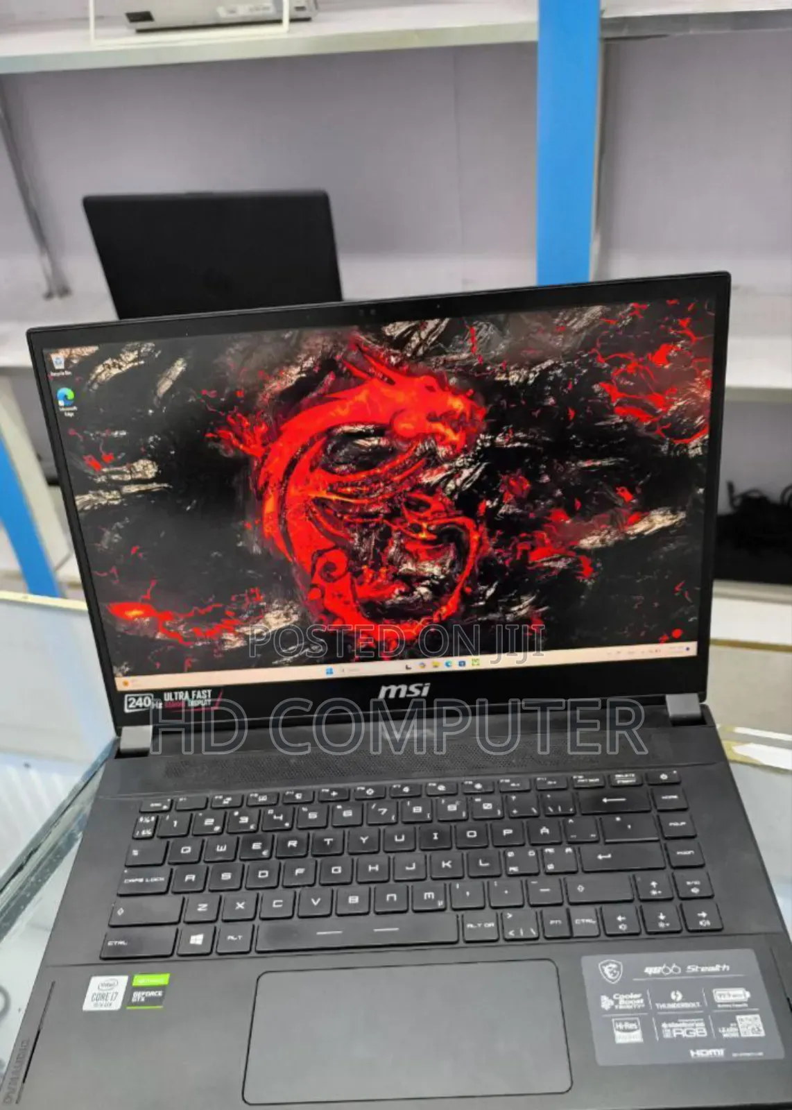 New Laptop MSI GF63 16GB Intel Core I7 SSD 1T