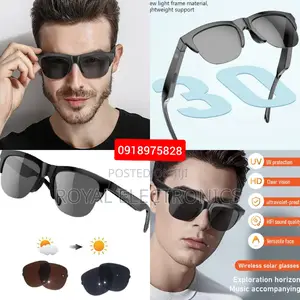 Photo - ሙዚቃ ለማዳመጥ, ስልክ ለማውራት የሚያገለግል ስማርት መነፀር