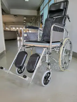 Popo Wheelchi፸€ዊልቼር9፭fully Adjustable Flat Folder Wheelchair