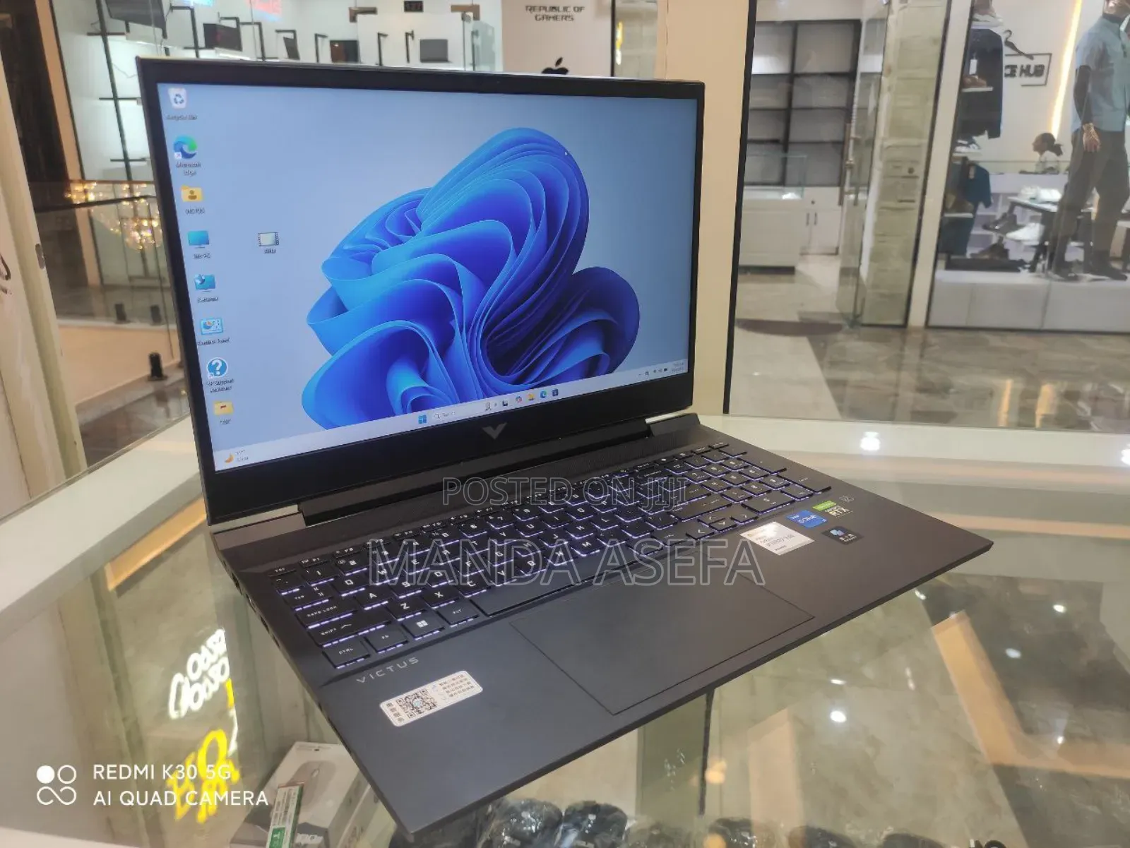 New Laptop HP Victus 15 16GB Intel Core I5 SSD 512GB