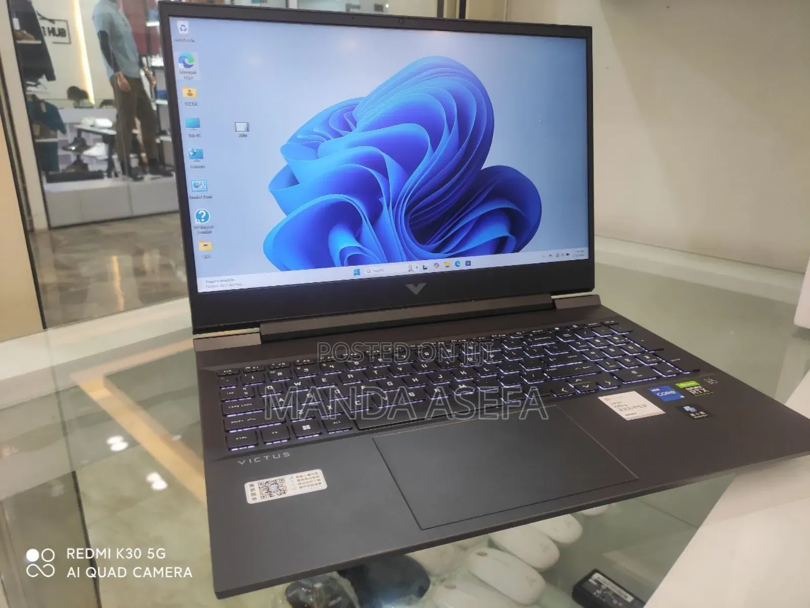 New Laptop HP Victus 15 16GB Intel Core I5 SSD 512GB