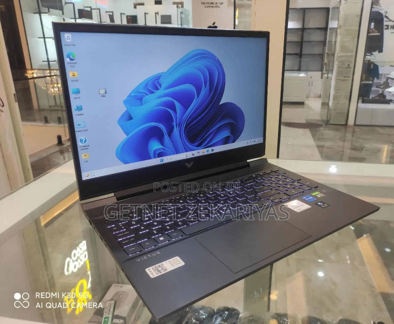 New Laptop HP Victus 16 16GB Intel Core I5 SSD 512GB