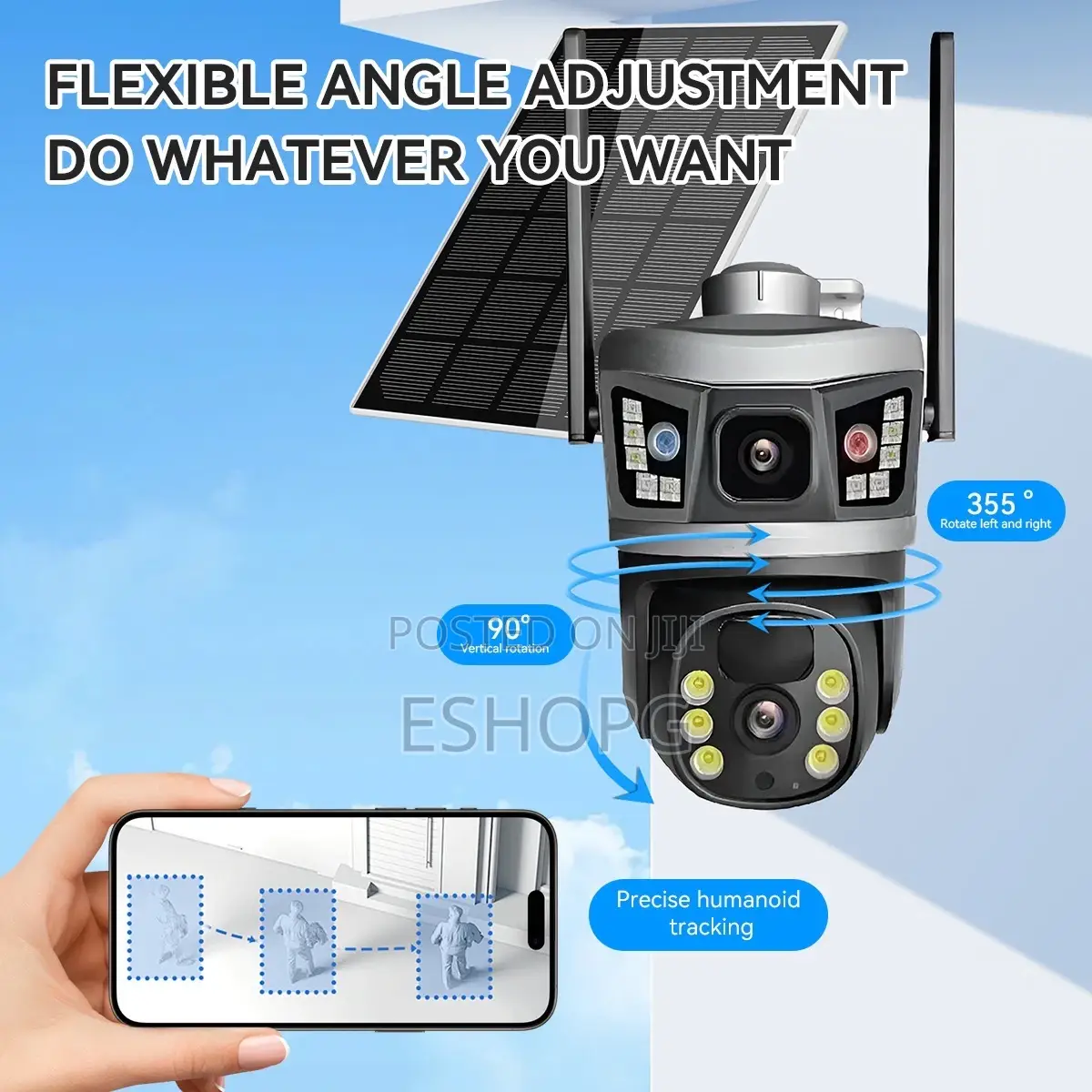 V380por4g Binocular Solar 4gcamera Camera Monitoring HD