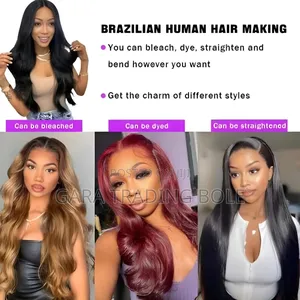 Human Hair2 አመት ዋስትና ጋር Wavy or Freez የጣልያን እና የብራዚል