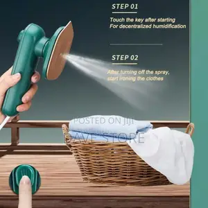 Mini Electric Steam Iron With 
 Spray
