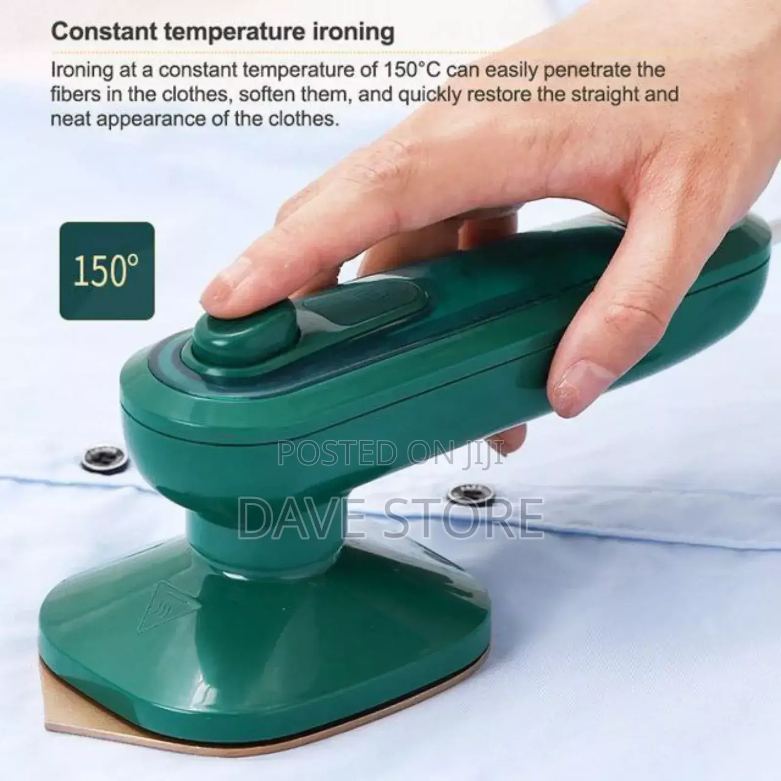 Mini Electric Steam Iron With 
 Spray