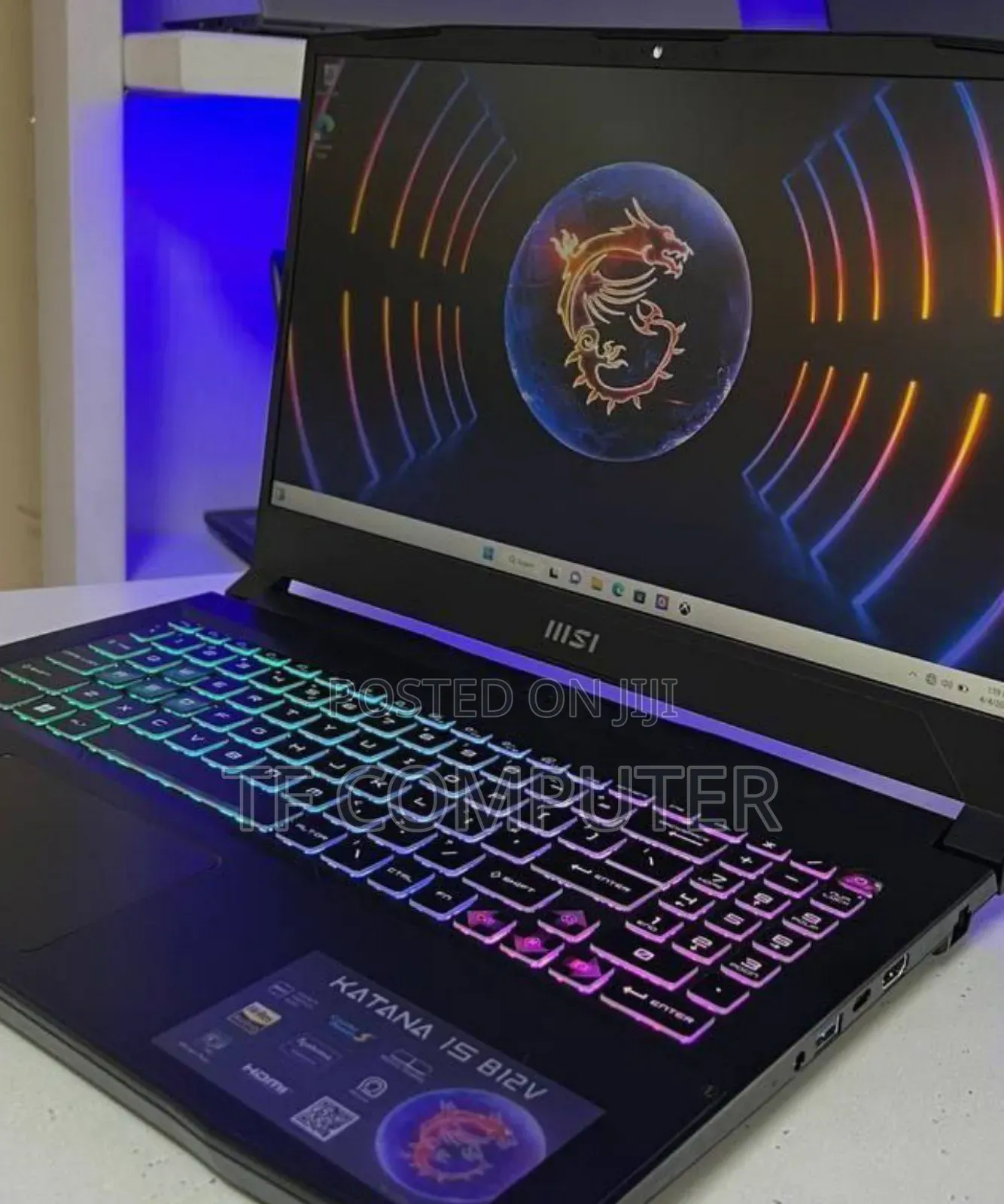 New Laptop MSI Katana GF66 16GB Intel Core I7 SSD 512GB