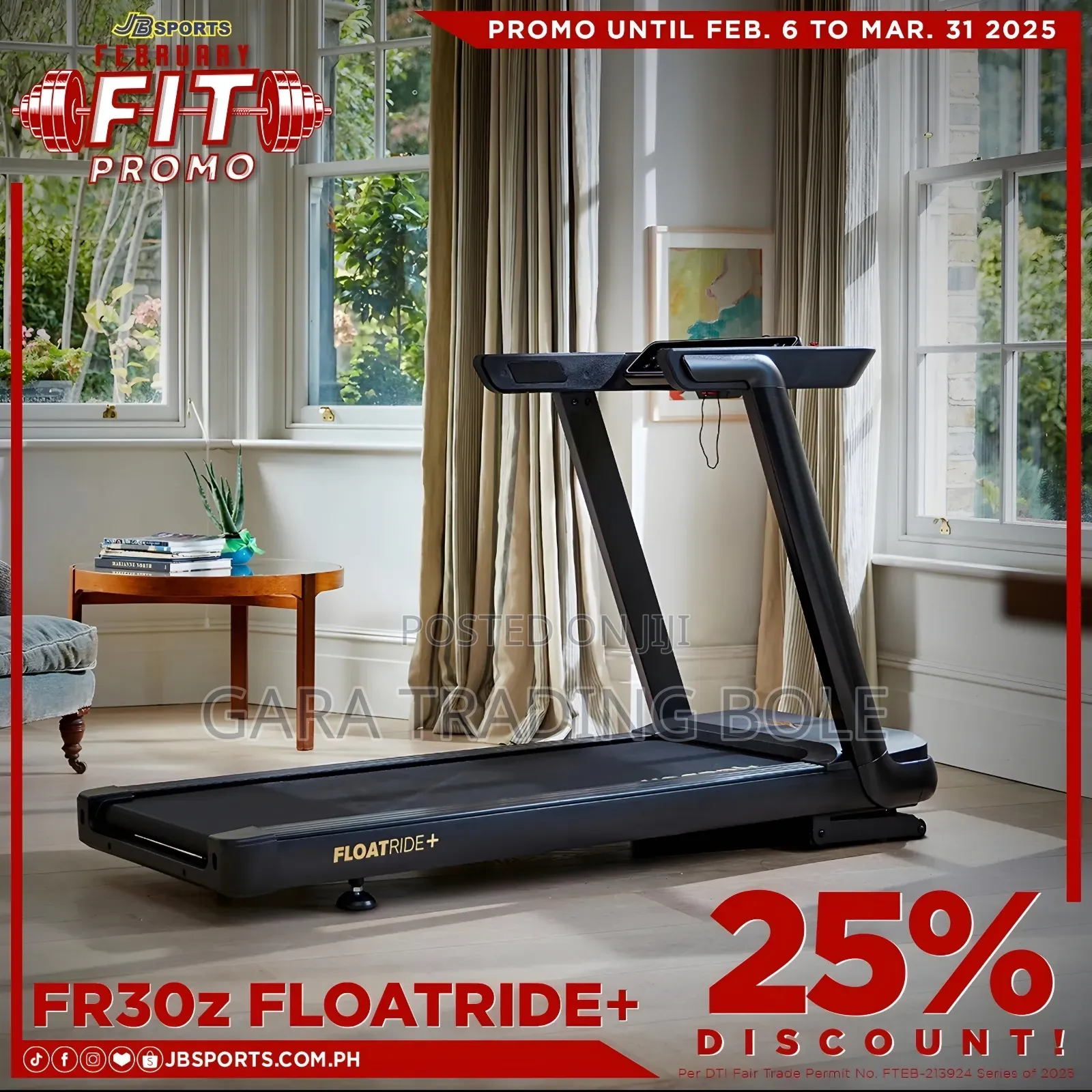 Treadmill Reebok Jet 300 Series Bluetooth