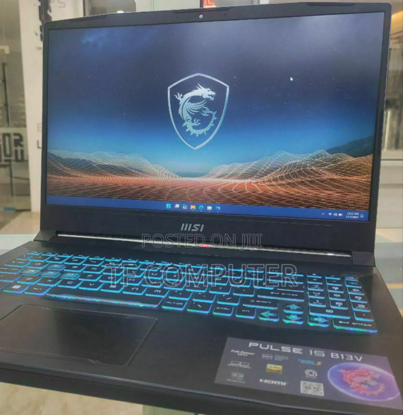 New Laptop MSI Pulse GL66 32GB Intel Core I9 SSD 1T