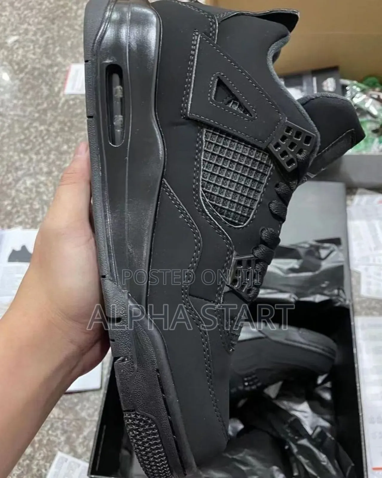 Air Jorda 4 Back Cat High Quality Shoes For You 38-43