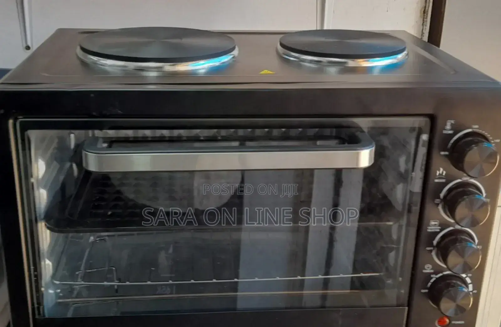 Electric Mini Oven With 2 Hot Plates – Brand New