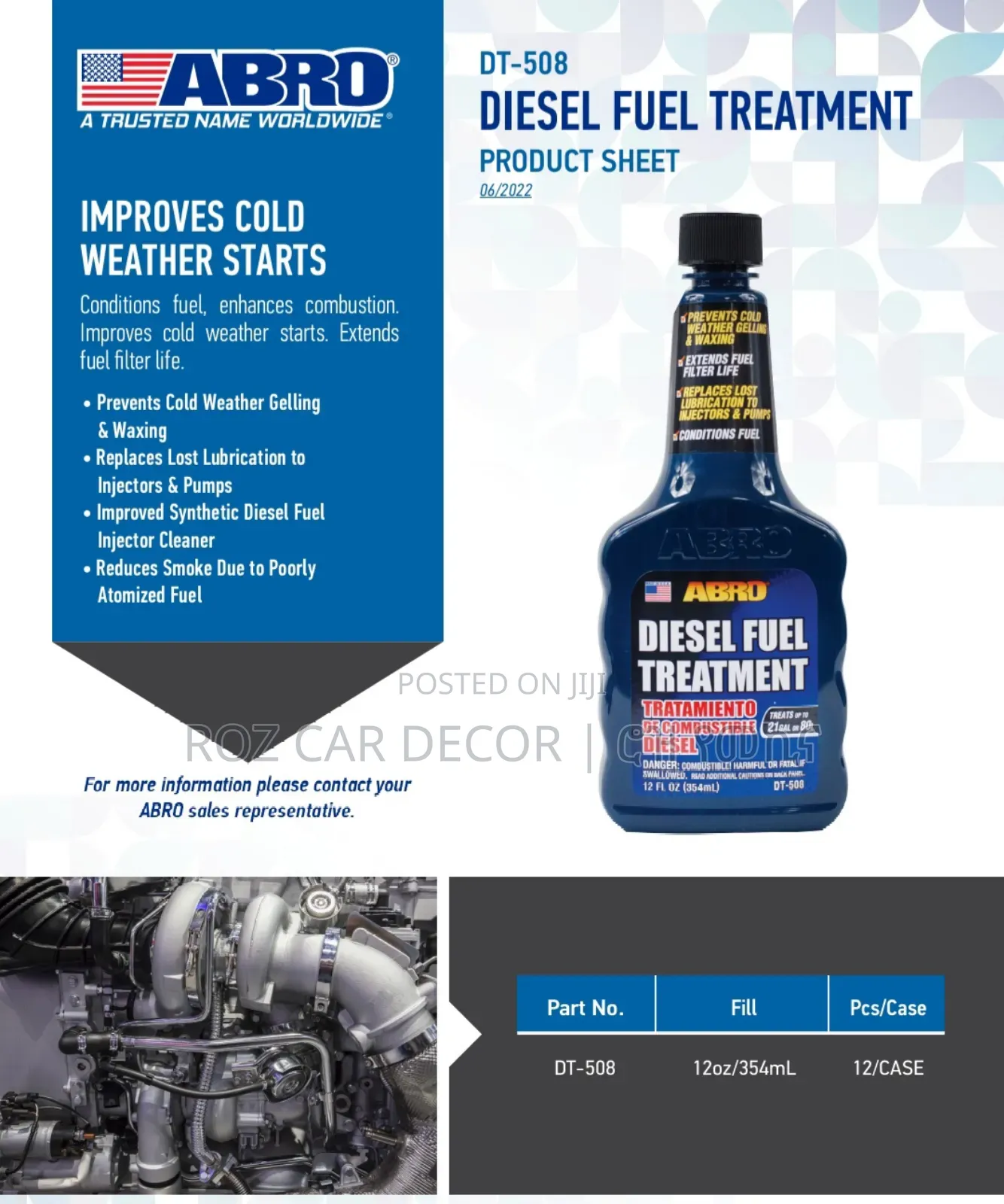 Abro Diesel Fuel Treatment
