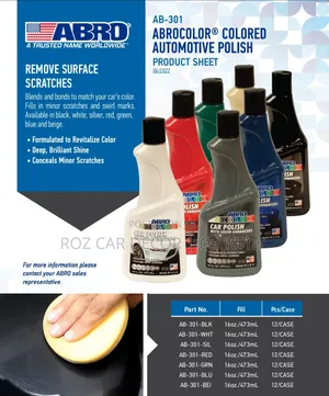 Photo - Abro Color Polish for Car