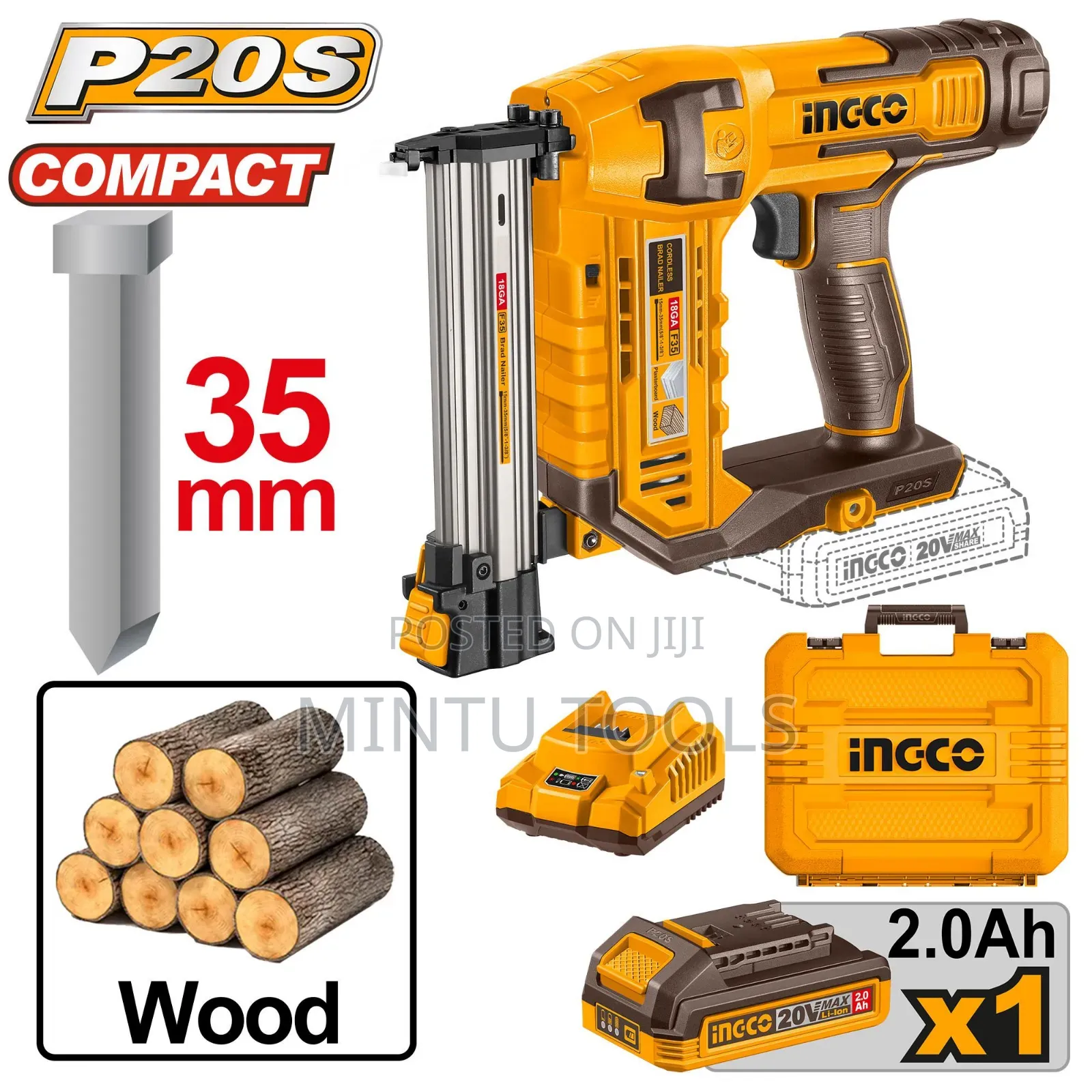 Ingco Chargeable Shooter(Nail Gun)