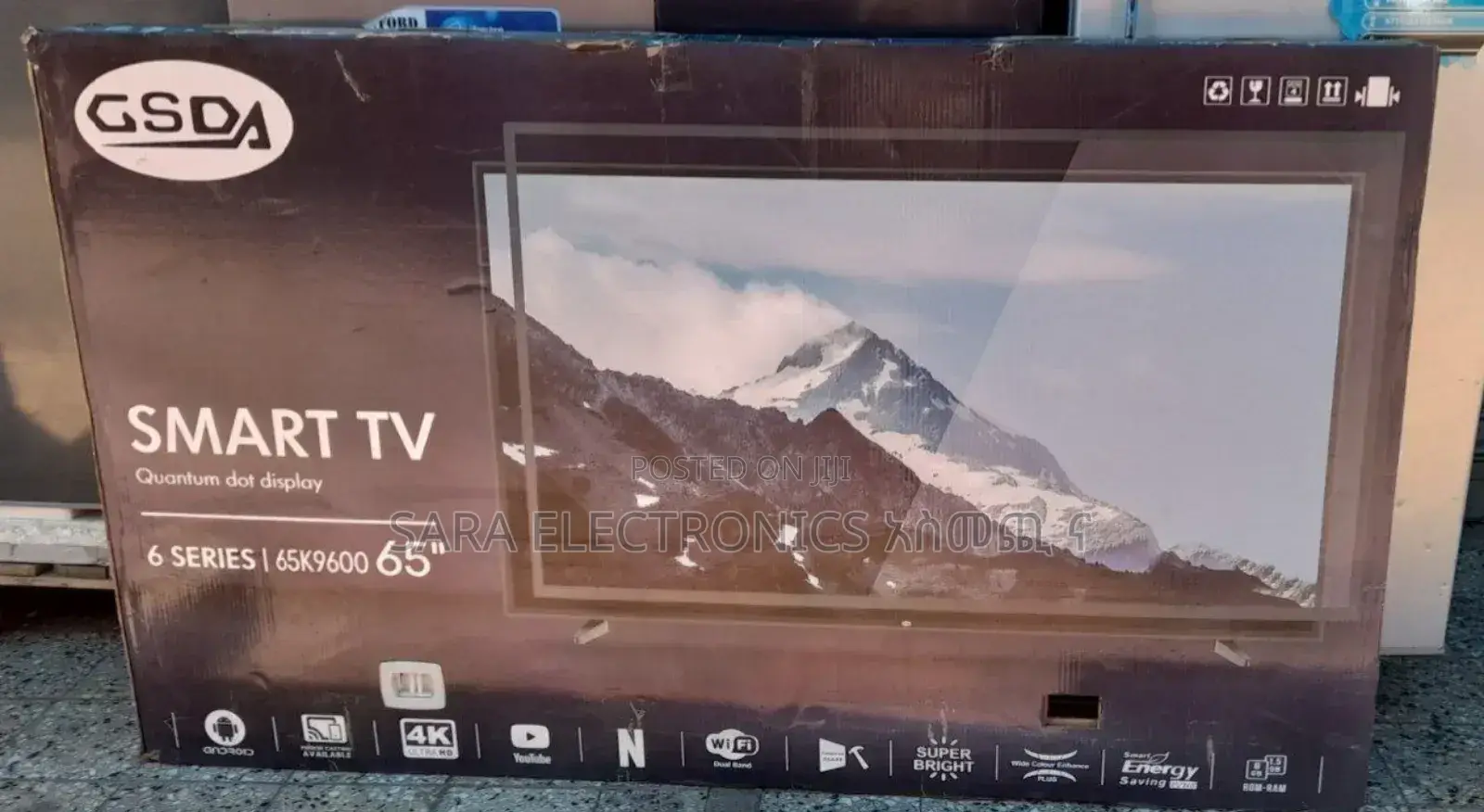 65" Smart TV - GSDA Model - 75,500 ETB