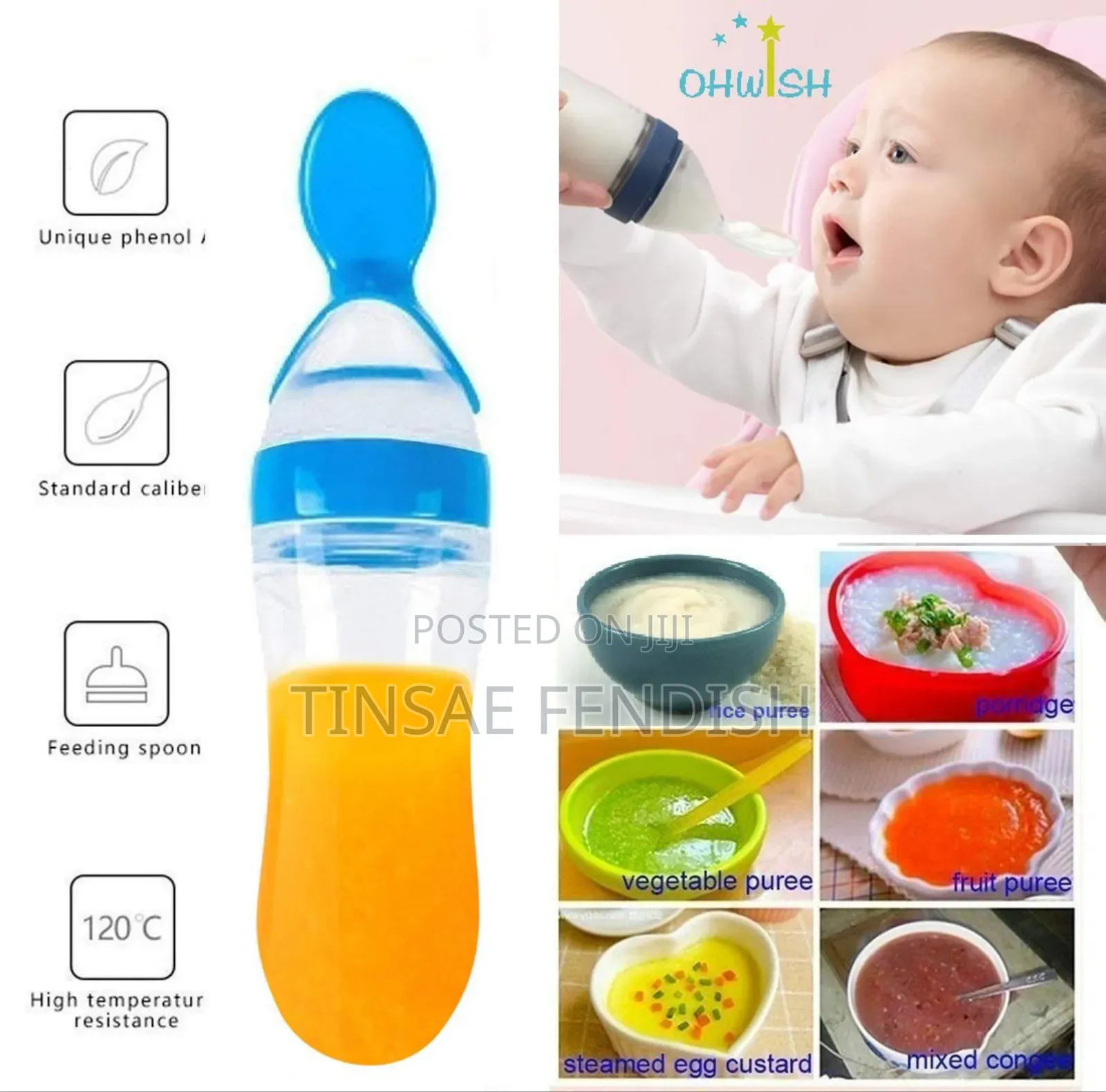 Silicone Squeeze Baby Feeder