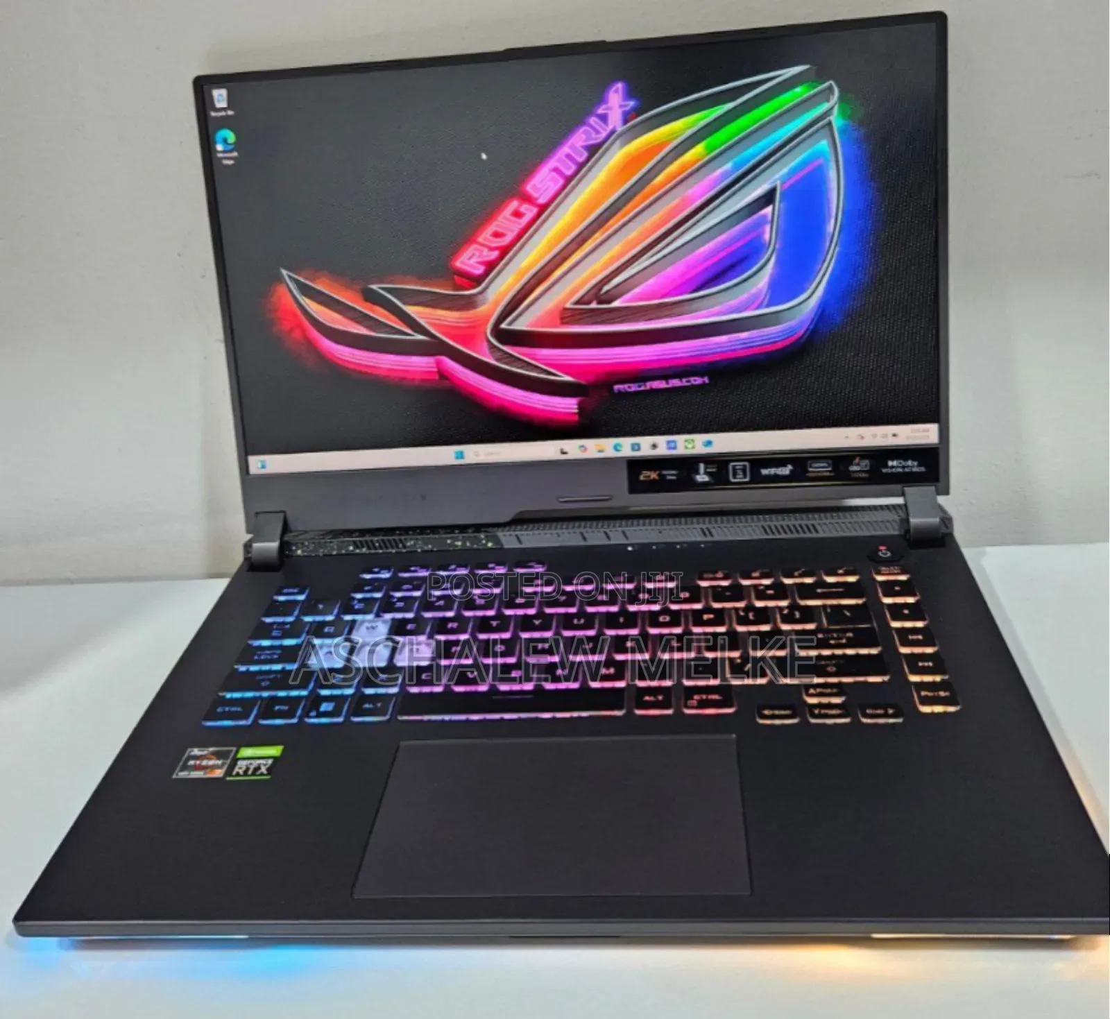 New Laptop Asus ROG Strix G15 16GB Intel Core I7 SSD 1T