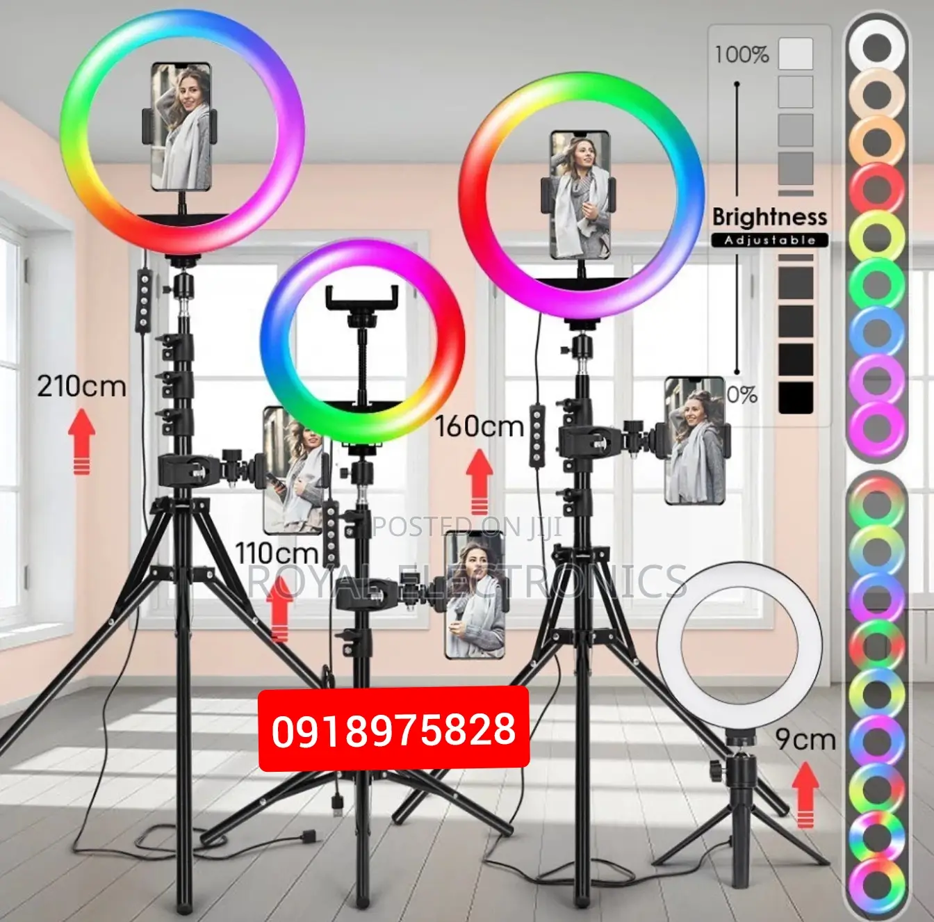 All Ringlight From 10 Inch To 22 Inch Avilables