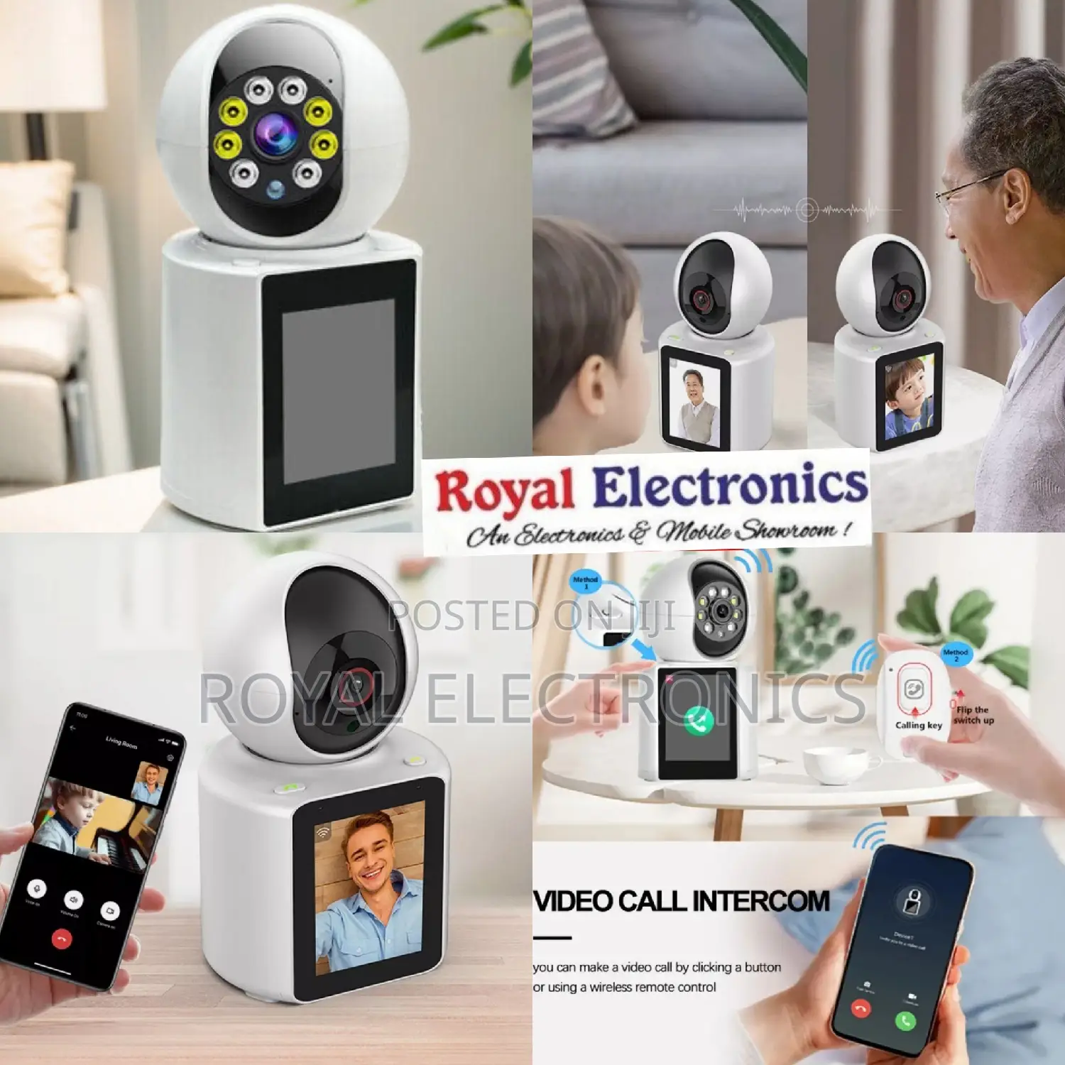 የራሱ Screen ያለው Video Call ማድረግ የሚያስቺል CCTV Security Camera