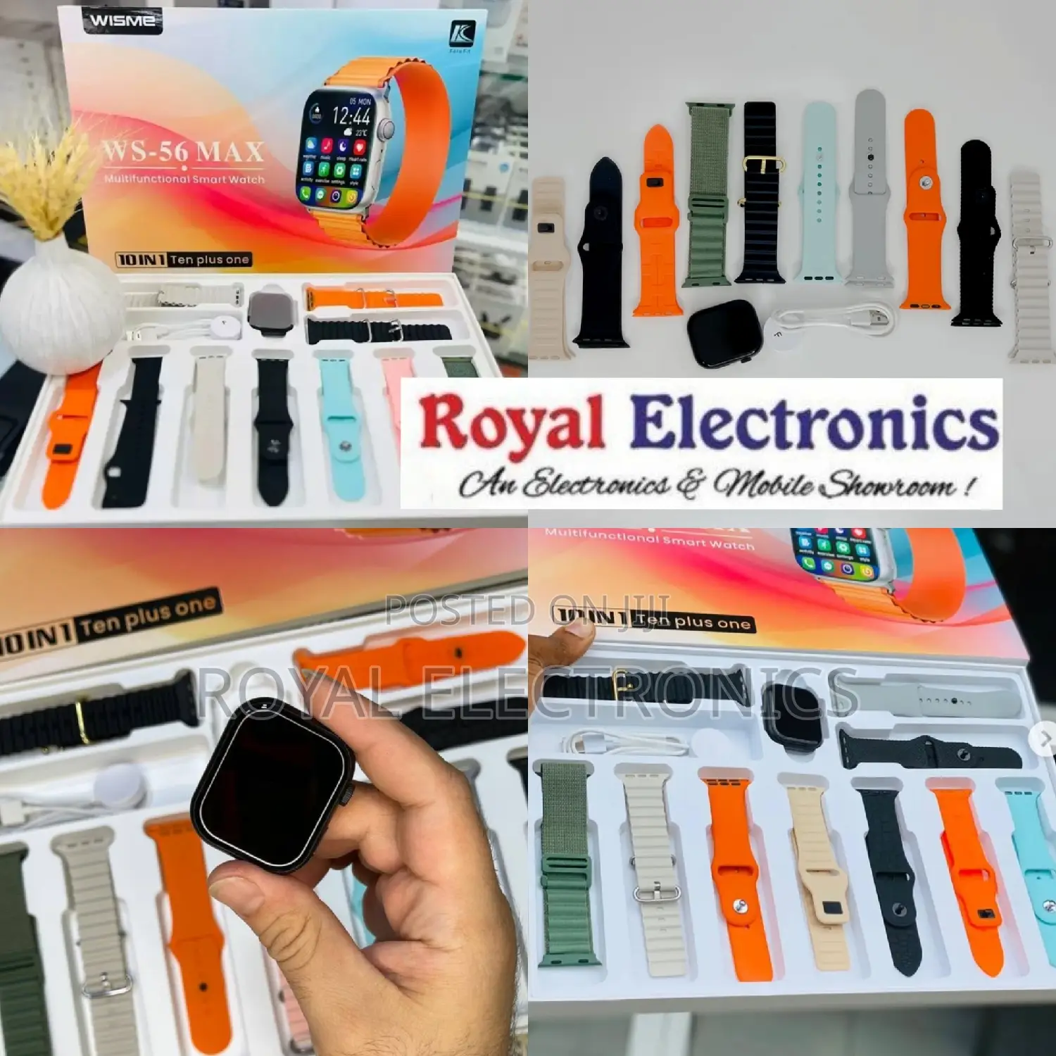 10 መቀየሪያ ማሰሪያ ያለው Series-9 Wisme Smart Watch