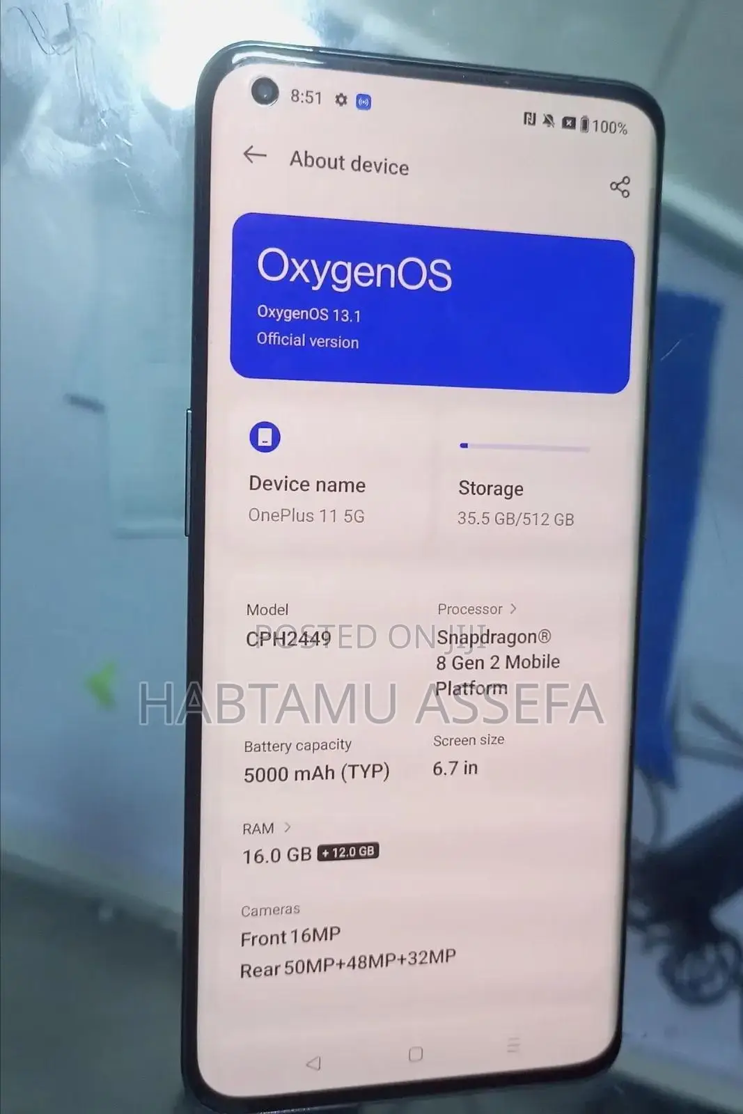 New OnePlus 11 512 GB Black