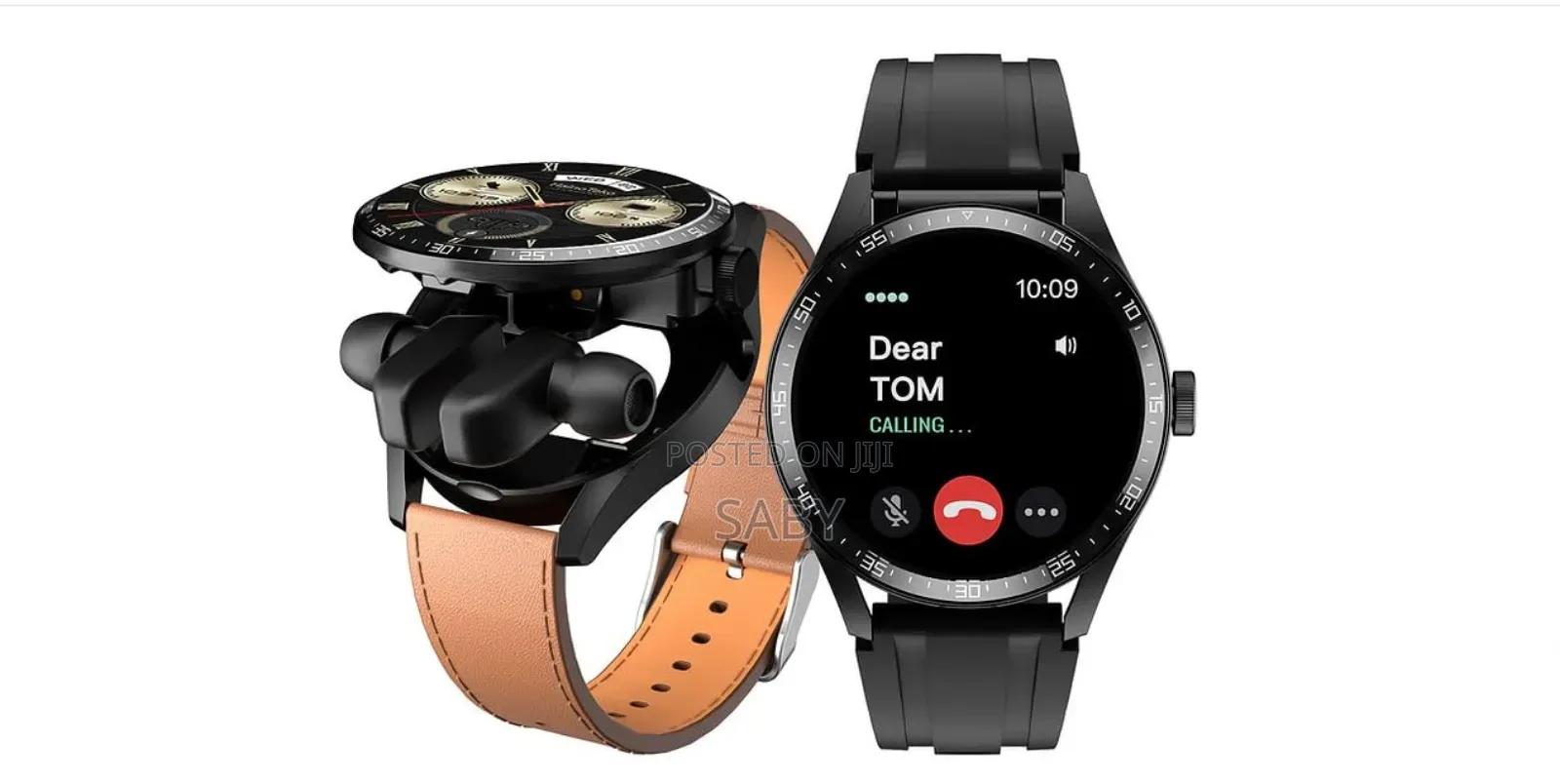 2in1 Hainoteko Smart Watch With Earbuds