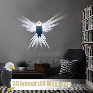 Eagle Wall Light With 3D Effect – Elegant Home Decor