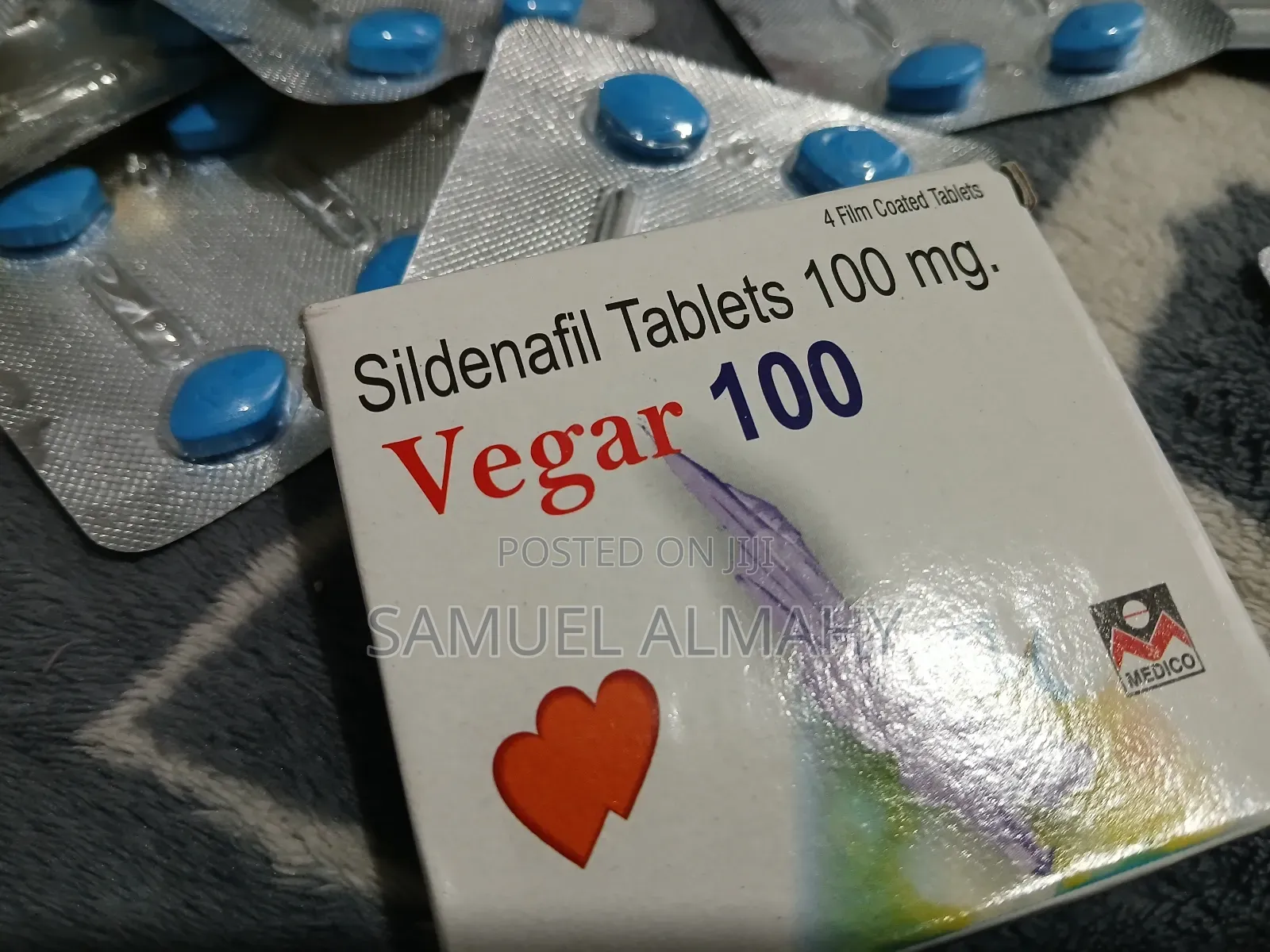 Vegar Sildenafil 100mg(Viagra)