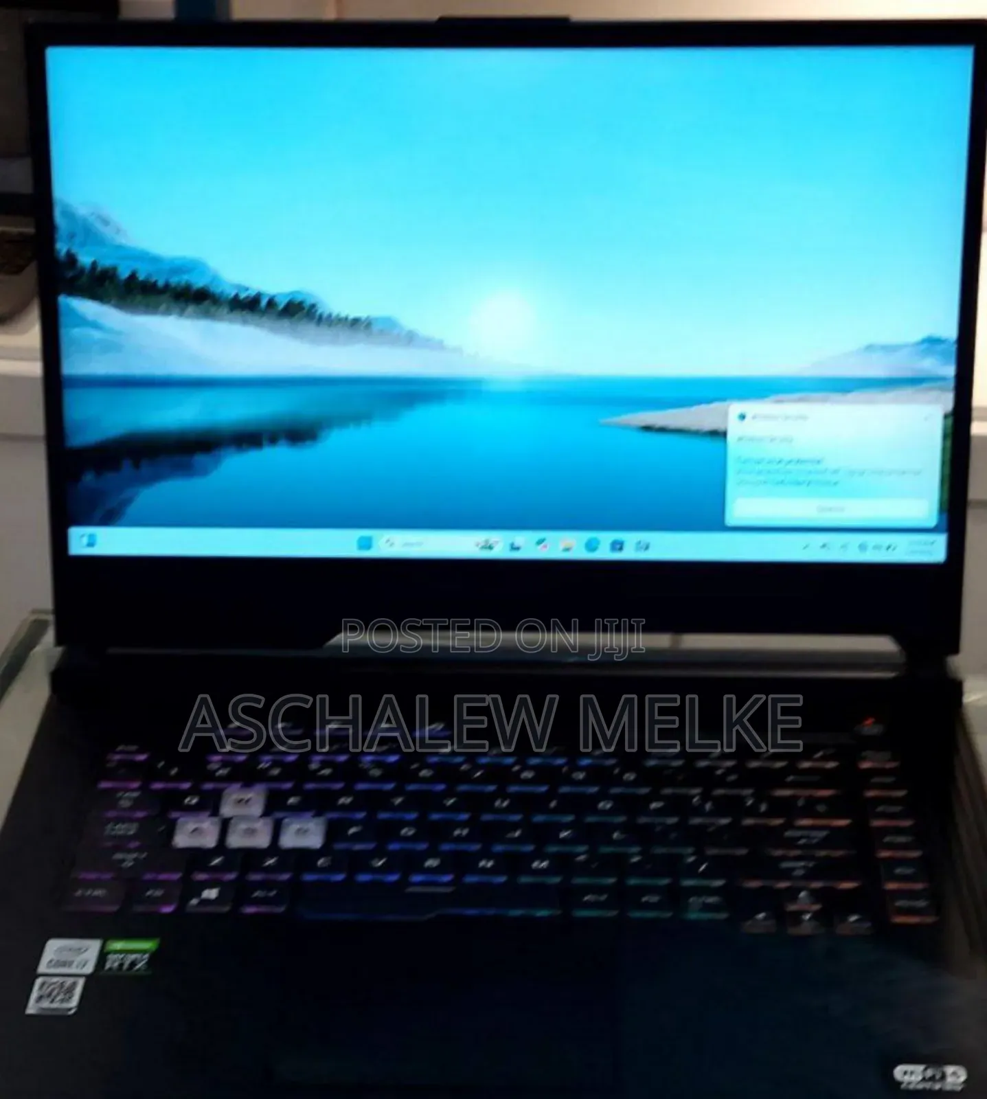 New Laptop Asus ROG Strix G15 16GB Intel Core I7 SSD 512GB