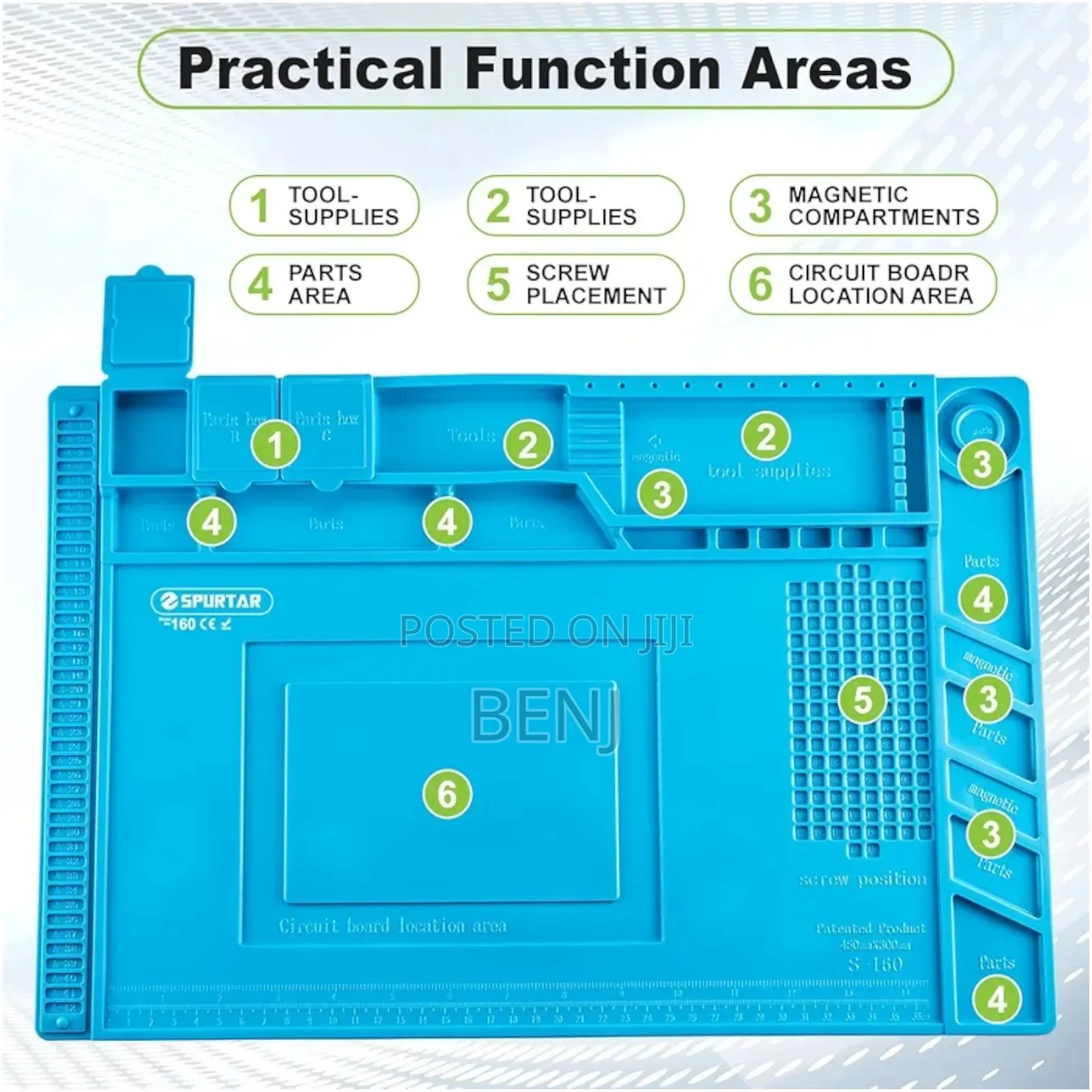 Silicone Mat | Magnetic Solder Repair