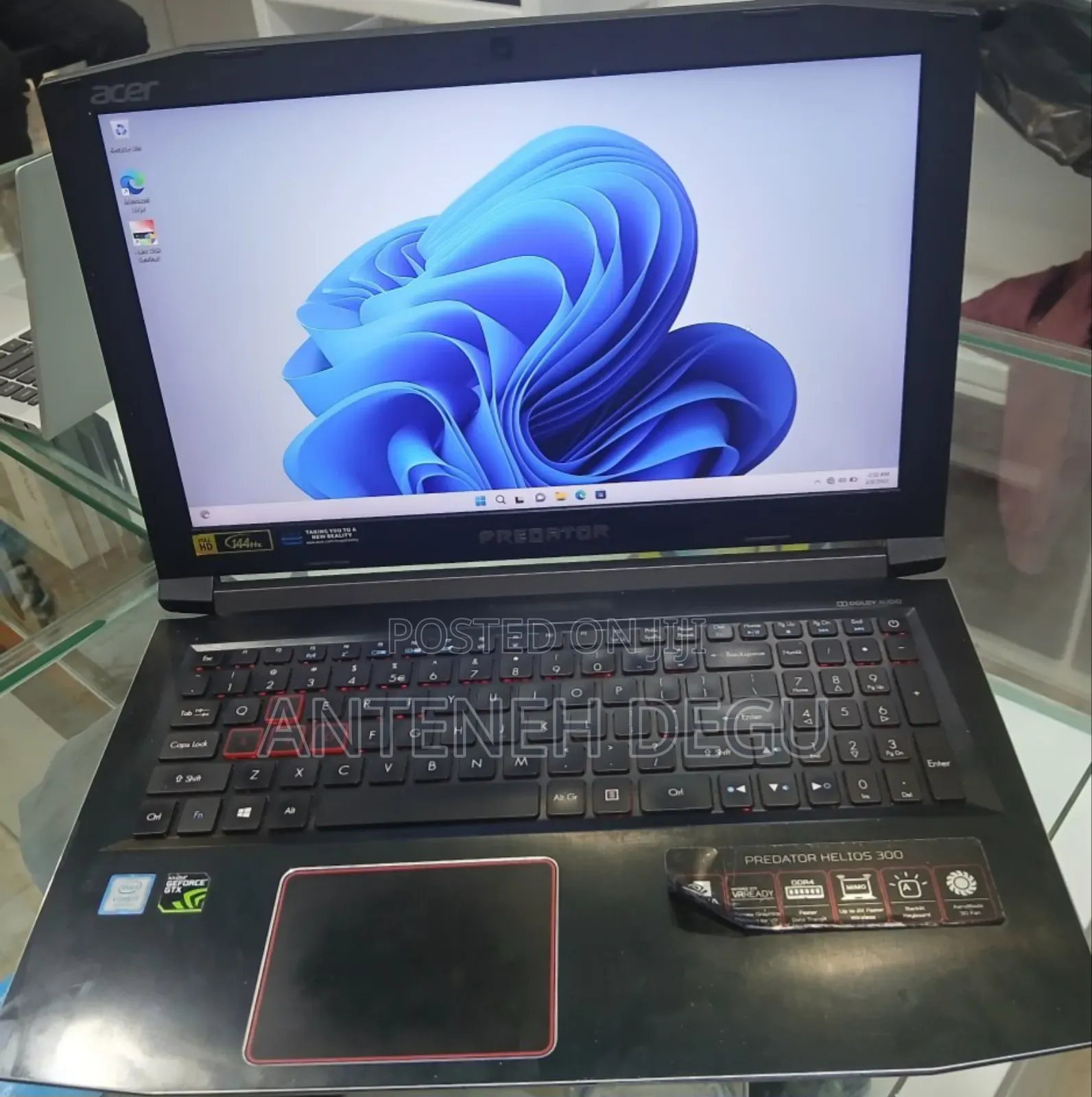 New Laptop Acer Predator Helios 300 16GB Intel Core I7 SSD 256GB