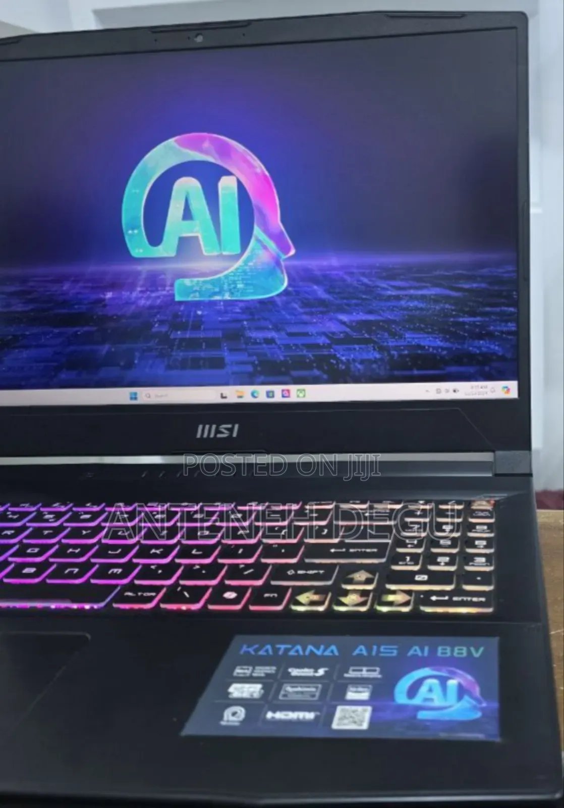 New Laptop MSI Katana 15 16GB AMD Ryzen 7 SSD 1T