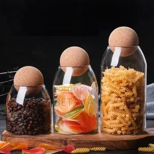 3pcs Glass Food Storage Jars