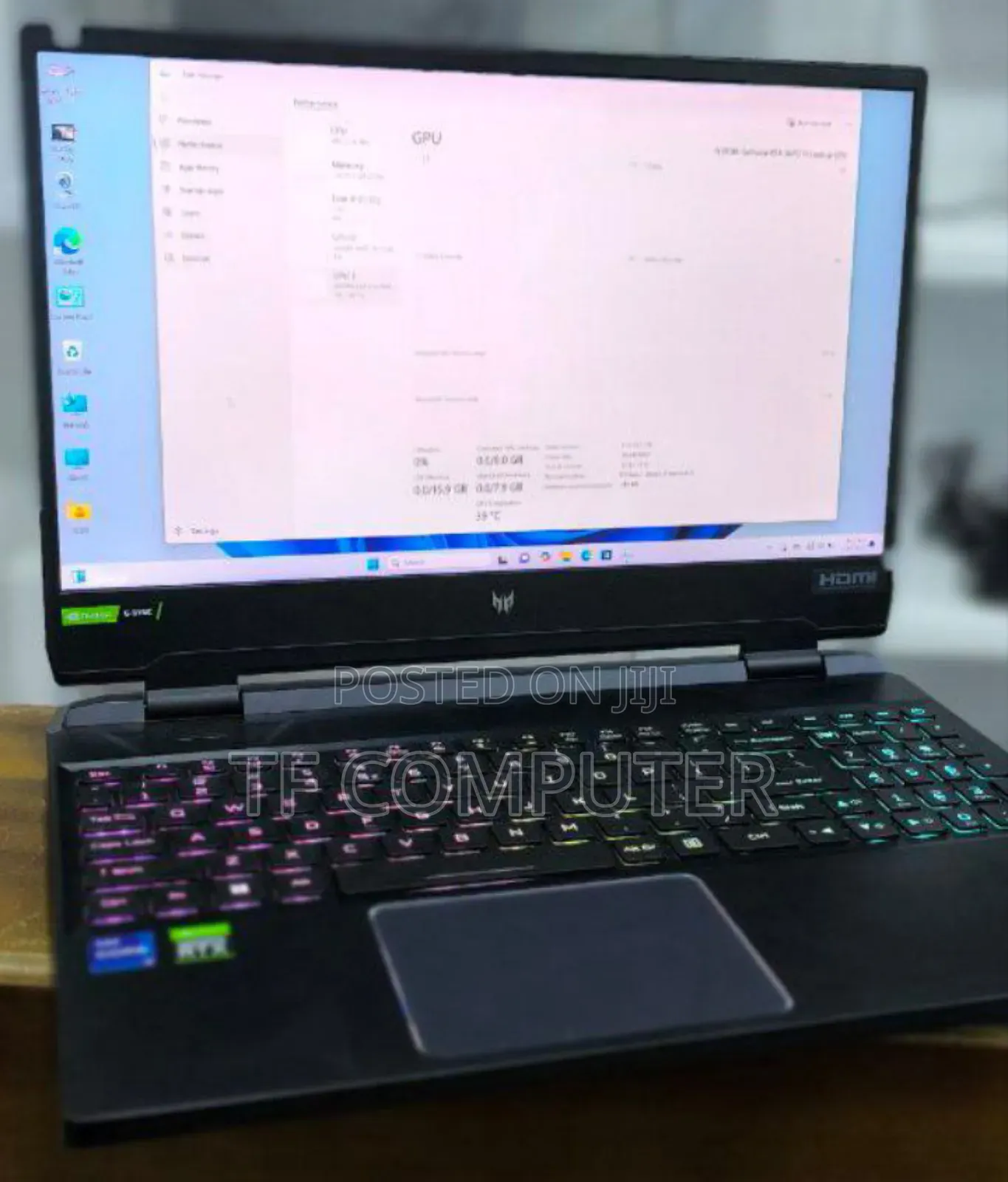 New Laptop Acer Predator Helios 300 16GB Intel Core I9 SSD 512GB