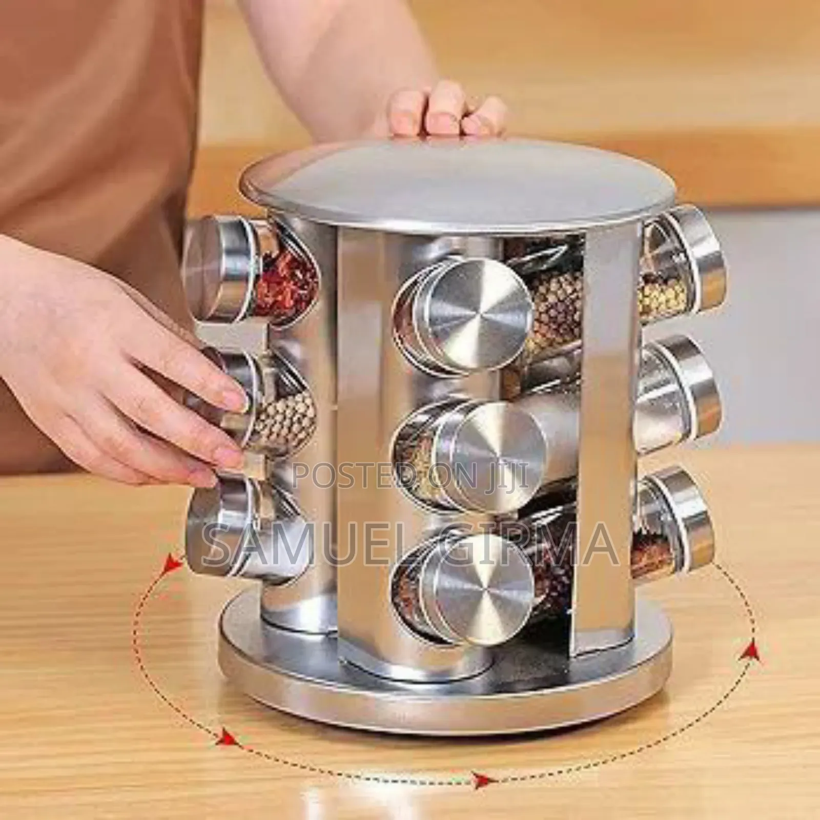 Jar Rotating Spice Carousel 12