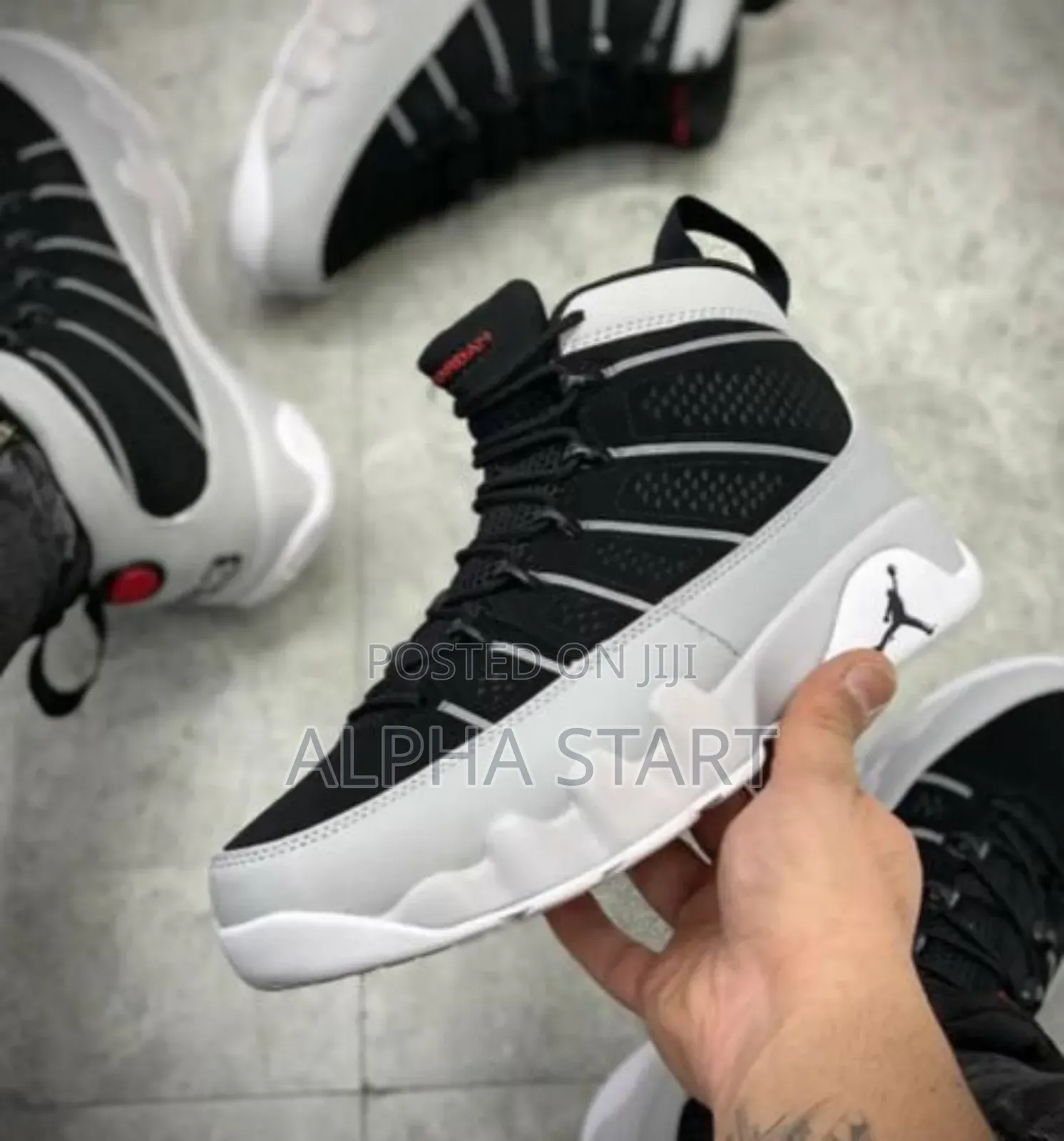Air Jordan 9 IX Retro Hi ‘Black Gray White’ Shoes