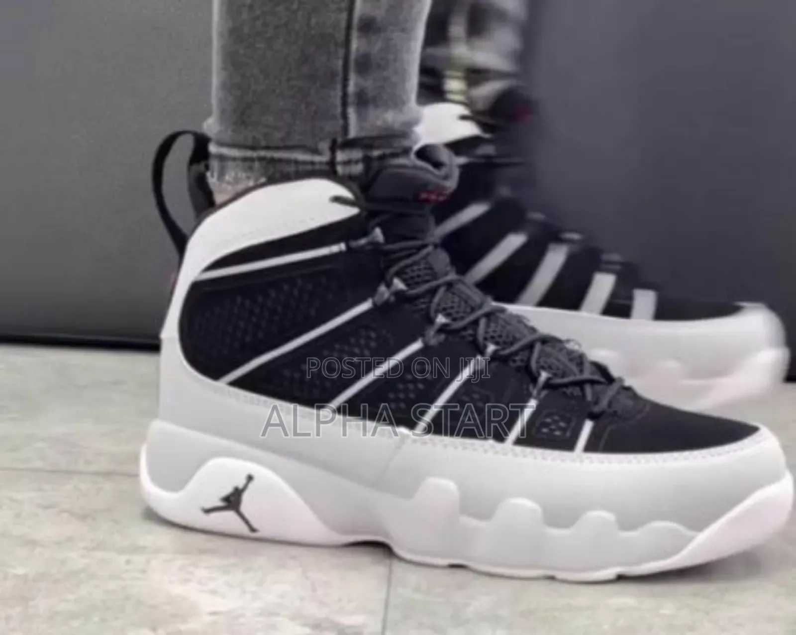 Air Jordan 9 IX Retro Hi ‘Black Gray White’ Shoes