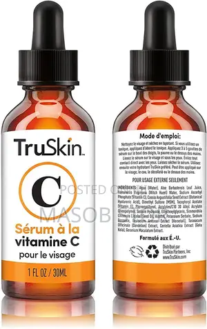 Truskin ቫይታሚን ሲ ቆዳን የሚያበራ ሴረም